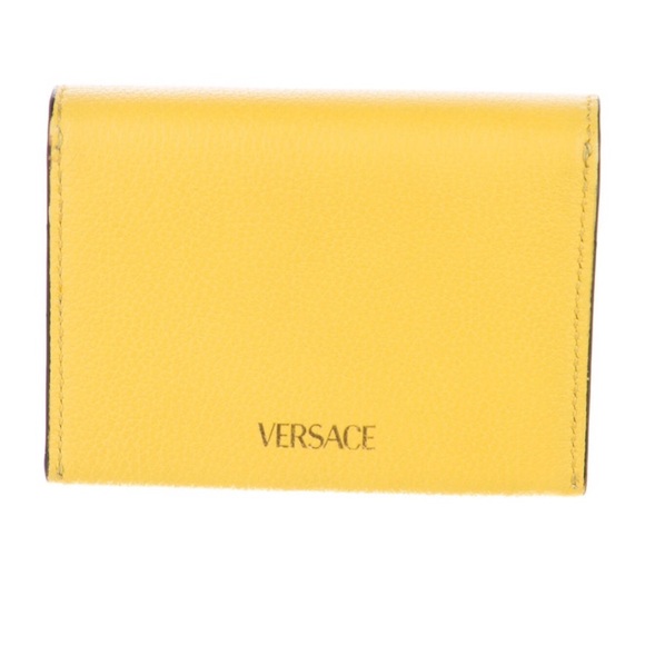 Versace Yellow Wallet with Metallic Emblem - Picture 2 of 3